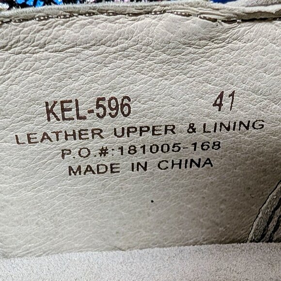 Alegria by PG Lite Mosaic Print Clogs in Blue & Pink - KEL-596 - Picture 2 of 14